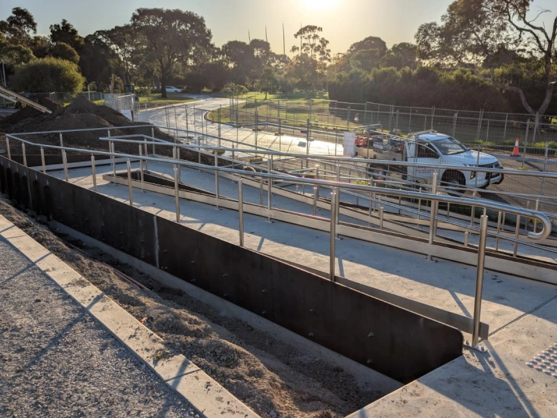 Construction Stainless Steel Handrails & Walkways Fabrication