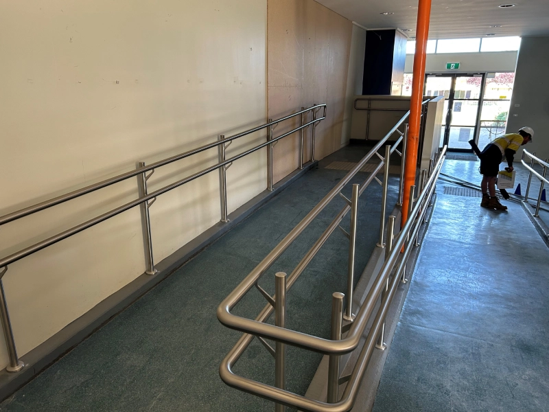 Construction Stainless Steel Handrails, Walkways & Ramps Fabrication